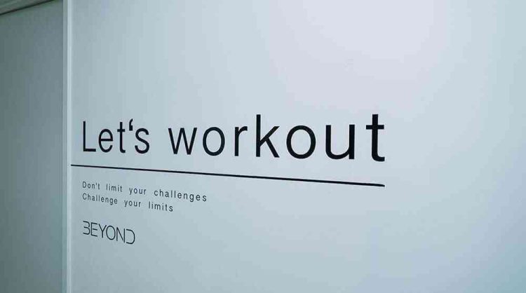 BEYOND 銀座店「Let's workout」